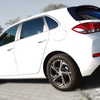 Ladekantenschutz für Hyundai i30 III FL Silber Matt