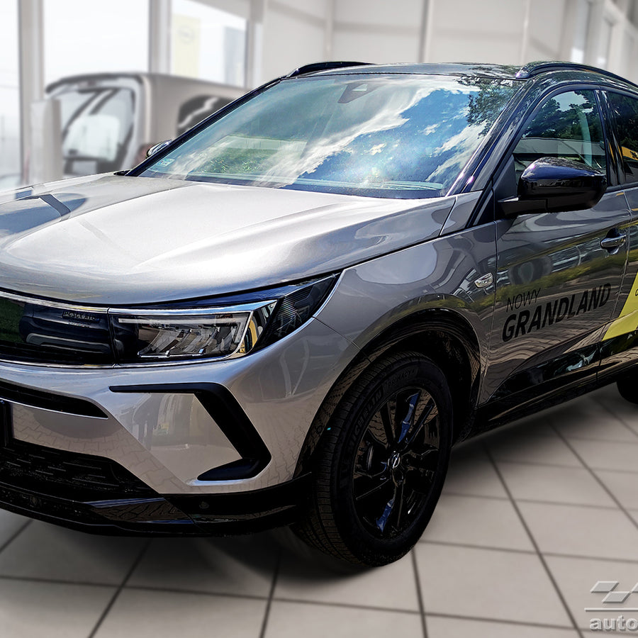 Ladekantenschutz für Opel Grandland X FL Silber Matt
