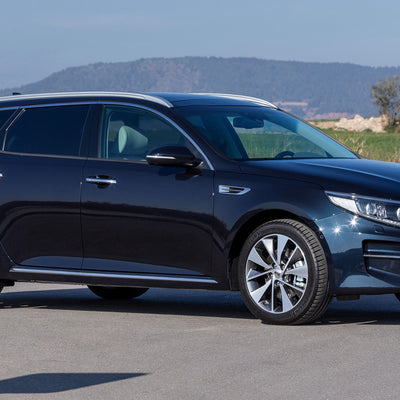 Ladekantenschutz für Kia Optima IV Kombi Silber Matt