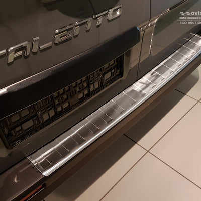 Ladekantenschutz für Renault Trafic III / Opel Vivaro II /Fiat Talento Silber Matt
