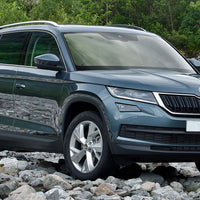 Ladekantenschutz für Skoda Kodiaq Silber Matt