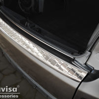 Ladekantenschutz für Citroen C-Crosser / Peugeot 4007 / Mitsubishi Outlander II Silber Matt