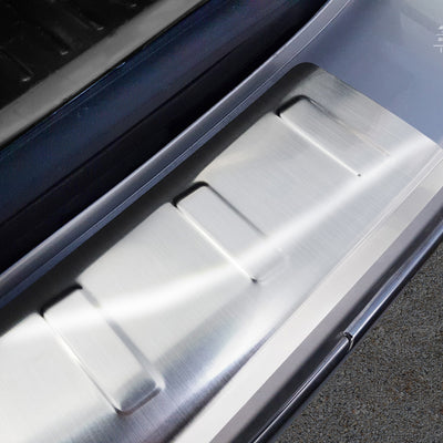 Ladekantenschutz für Mercedes C-Klasse W204 T-Model (2011-2014) Silber Matt
