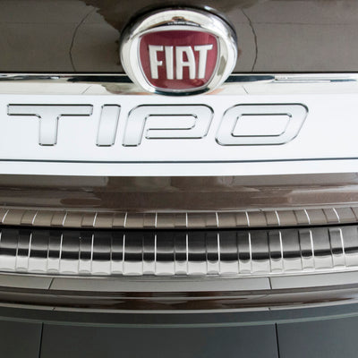 Ladekantenschutz für Fiat Tipo Limousine Silber Matt