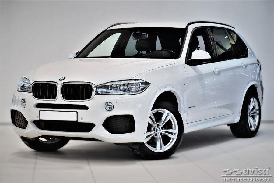 Ladekantenschutz für BMW X5 F15 M-Paket Silber Matt