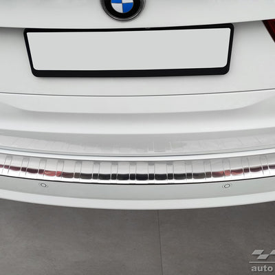 Ladekantenschutz für BMW X5 F15 M-Paket Silber Matt