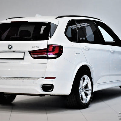 Ladekantenschutz für BMW X5 F15 M-Paket Silber Matt