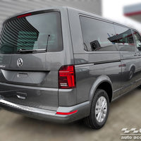 Ladekantenschutz für Volkswagen Transporter T6 Caravelle Heckklappe Silber Matt