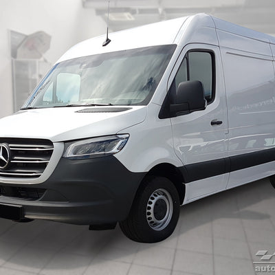 Geriffelter Kantenschutz für Mercedes Sprinter III Schwarz Matt
