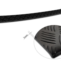 Geriffelter Kantenschutz für VW Transporter T7 Schwarz Matt