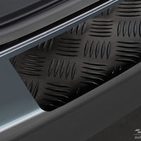 Geriffelter Kantenschutz für VW T6 Schwarz Matt