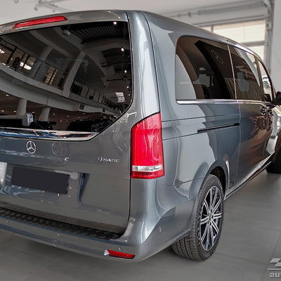 Geriffelter Kantenschutz für Mercedes Vito W447 Schwarz Matt