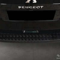 Geriffelter Kantenschutz für Citroen Space Tourer / Peugeot Traveller / Toyota Proace Verso II passend für Modelle mit einer Plastikoberfläche
