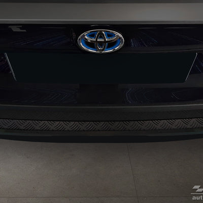 Geriffelter Kantenschutz für Toyota RAV4 V Schwarz Matt