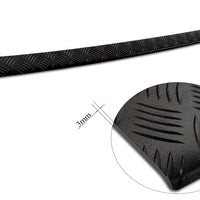 Geriffelter Kantenschutz für Toyota RAV4 V Schwarz Matt
