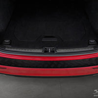 Geriffelter Kantenschutz für  Volvo V60 II Schwarz Matt