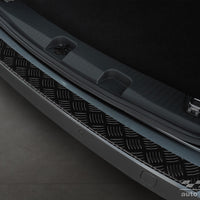Geriffelter Kantenschutz für  VW Caddy V Schwarz Matt