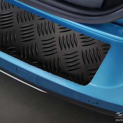Geriffelter Kantenschutz für Ford Tourneo Connect III Schwarz Matt