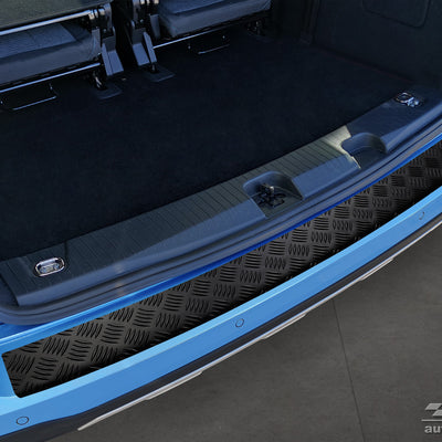 Geriffelter Kantenschutz für Ford Tourneo Connect III Schwarz Matt