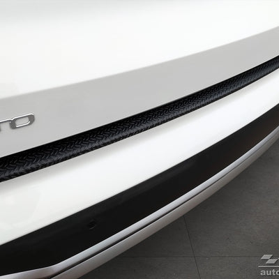 Geriffelter Kantenschutz für KIA SORENTO IV suv 2020->2024 Schwarz Matt