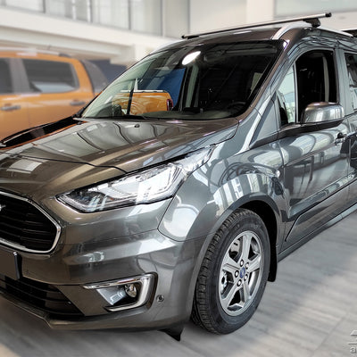 Geriffelter Kantenschutz für Ford Transit / Tourneo Connect II Schwarz Matt