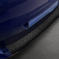 Geriffelter Kantenschutz für Ford Tourneo Transit Courier II Schwarz Matt