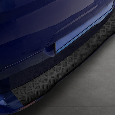 Geriffelter Kantenschutz für Ford Tourneo Transit Courier II Schwarz Matt