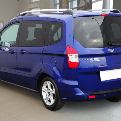 Geriffelter Kantenschutz für Ford Tourneo Transit Courier II Schwarz Matt