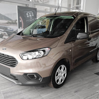 Geriffelter Kantenschutz für Ford Tourneo Transit Courier II Schwarz Matt