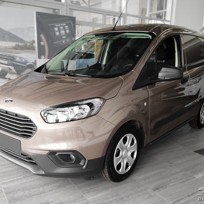 Geriffelter Kantenschutz für Ford Tourneo Transit Courier II Schwarz Matt