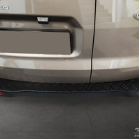 Geriffelter Kantenschutz für Ford Tourneo Transit Courier II Schwarz Matt