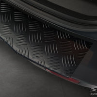 Geriffelter Kantenschutz für Ford Tourneo Transit Courier II Schwarz Matt