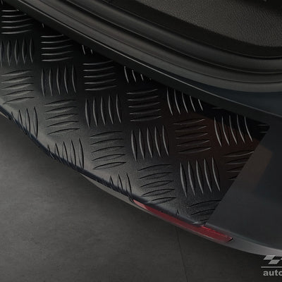Geriffelter Kantenschutz für Ford Tourneo Transit Courier II Schwarz Matt