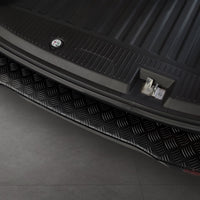 Geriffelter Kantenschutz für Ford Tourneo Transit Courier II Schwarz Matt