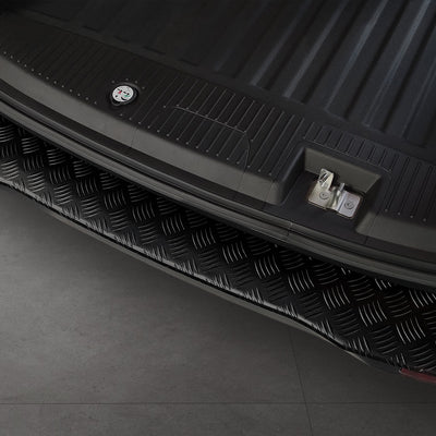 Geriffelter Kantenschutz für Ford Tourneo Transit Courier II Schwarz Matt