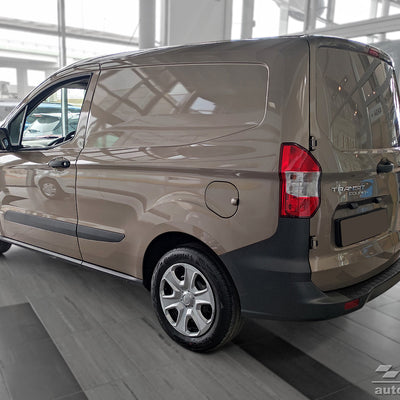 Geriffelter Kantenschutz für Ford Tourneo Transit Courier II Schwarz Matt