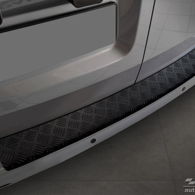Geriffelter Kantenschutz für Citroen Jumpy / Spacetourer / Opel Vivaro /Zafira / Peugeot Expert / Traveller / Proace Verso Schwarz Matt