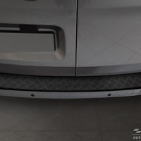 Geriffelter Kantenschutz für Citroen Jumpy / Spacetourer / Opel Vivaro /Zafira / Peugeot Expert / Traveller / Proace Verso Schwarz Matt