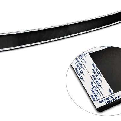 Geriffelter Kantenschutz für Opel Movano Renault Master Nissan NV400 Schwarz Matt