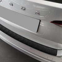 Geriffelter Kantenschutz für Skoda Octavia IV Combi Schwarz Matt