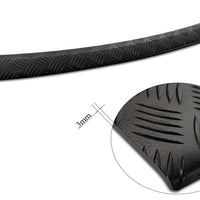 Geriffelter Kantenschutz für Skoda Octavia IV Combi Schwarz Matt