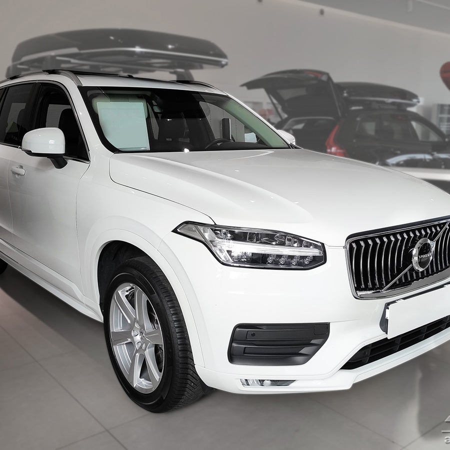 Geriffelter Kantenschutz für Volvo XC90 II Schwarz Matt