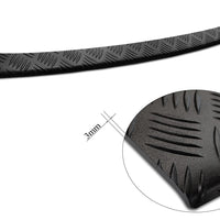 Geriffelter Kantenschutz für Volvo XC90 II Schwarz Matt