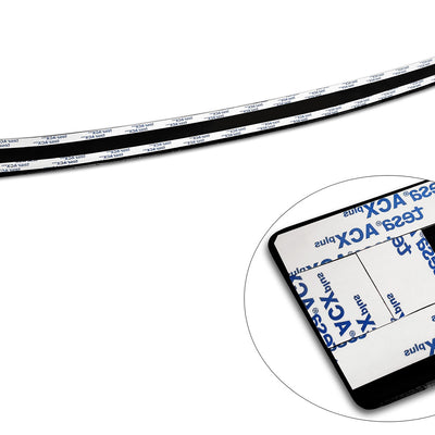 Geriffelter Kantenschutz für Volvo XC90 II Schwarz Matt