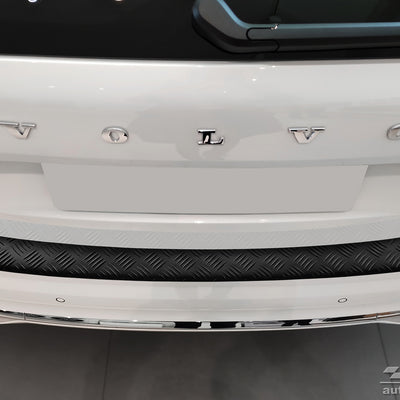 Geriffelter Kantenschutz für Volvo XC60 II Schwarz Matt