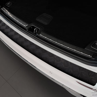 Geriffelter Kantenschutz für Volvo XC60 II Schwarz Matt
