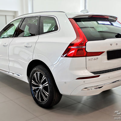 Geriffelter Kantenschutz für Volvo XC60 II Schwarz Matt