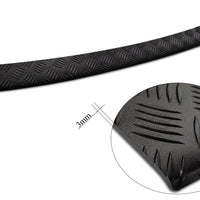 Geriffelter Kantenschutz für Volvo XC60 II Schwarz Matt