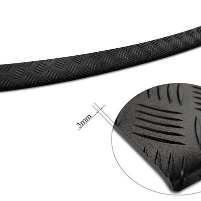 Geriffelter Kantenschutz für Volvo XC60 II Schwarz Matt