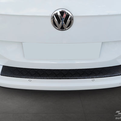 Geriffelter Kantenschutz für VOLKSWAGEN TOURAN III / R-line 2015-> Schwarz Matt